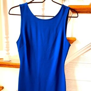 Royal Blue Backless BODYCON dress
